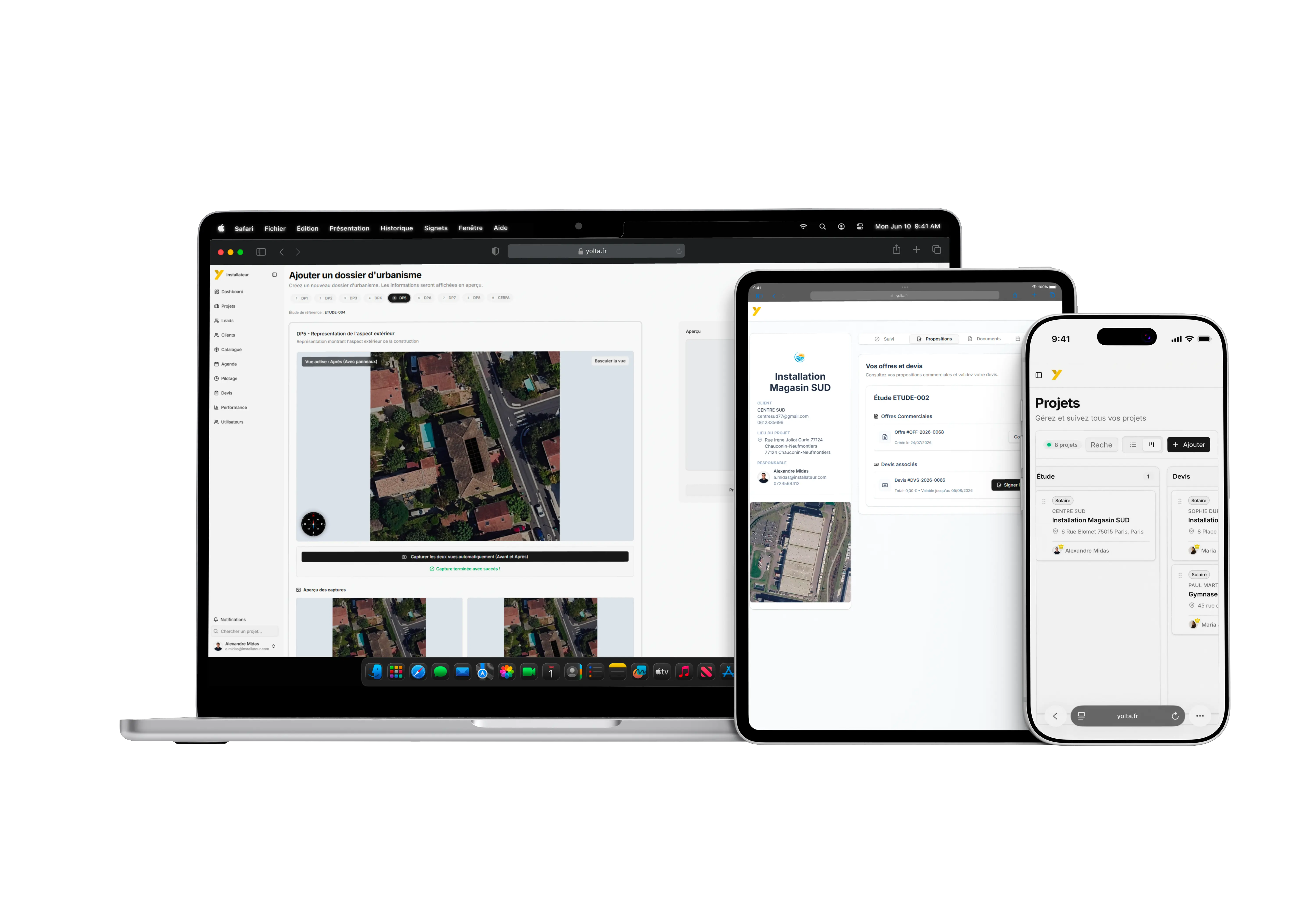 Yolta Interface app